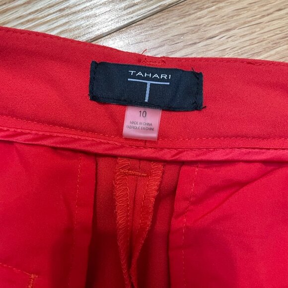 Tahari Red Tailored Stretch Shorts – Women’s Size 10 - Picture 4 of 5